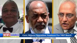 NEWS Source: Govt. Rejects Opposition Nominees For NRF Board