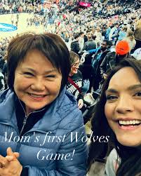 Took mom to her first Wolves game for her bday and she loved it! She  doesn't really follow bb but she got so excited watching them rally, Ant  dropping 3's and the