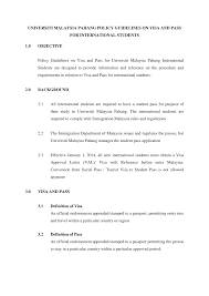 Topics include student pass, eligibility, visa application process, visa related information and all other important topics. Https Cir Ump Edu My Images Docman Guideline On Visa Updates Pdf