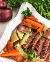 It takes just under two hours for the beef to cook to. Easy Instant Pot Corned Beef And Cabbage Recipe A Pressure Cooker