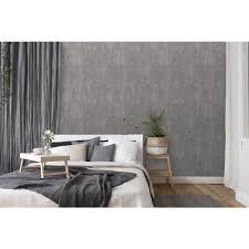 Room ideas bedroom bedroom decor retro bedrooms modern teen bedrooms style deco aesthetic room decor dream the epitome of sophisticated simplicity, this grey pintuck bedding set is light and lofty but will keep you warm and. Erismann Plain Concrete Slate Effect Non Woven Modern Wallpaper 6321 10