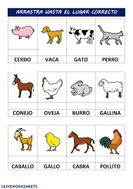 Ver más ideas sobre imprimibles vocales, actividades del alfabeto en preescolar, actividades de lectura preescolar. Animales Ficha Interactiva Y Descargable Puedes Hacer Los Ejercicios Online O Descargar La Ficha Como Pdf Fichas De Animales Animales De La Granja Fichas