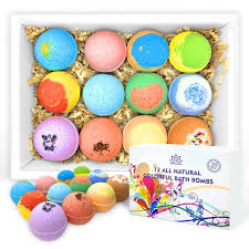 Surprise dinosaur toy inside each bath bomb. 12 Bath Bombs For Kids All Natural Colorful Bath Bomb Kit Safe For Sensitive Skin Relaxing