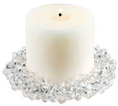 Beaded Candle Rings Mesas De Madera Madera