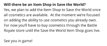 There will be guides, tools, math, min/maxing discussion. Save The World Item Shop Was Confirmed And We Never Even Realised Via Stw Locker Blog 1 Fortnite Com Fortnite Save The World Dev Tracker Devtrackers Gg