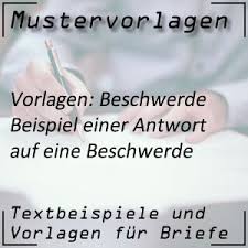 Check spelling or type a new query. Musterbrief Stellungnahme Reklamation