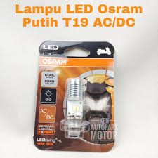 Lampu senja osram led t10 w5w putih 6000k kota plat nomor 2880cw. Lampu Led Osram Putih T19 Ac Dc Shopee Indonesia