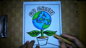Sebuah khayalan tentang betapa indahnya kondisi alam yang terjaga dan jauh. Cara Membuat Poster Go Green Bumi Hijau Cute766