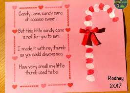 Download our printable version below and share this beautiful gospel message with kids in your church this december! Candy Cane Thumbprint Poem Archives Lessons For Little Ones By Tina O Block