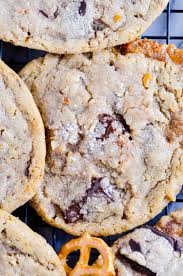 While any pretzel will work in this recipe, pretzels with a waffle pattern, coarsely chopped, give the cookie a fun look. Something Swanky 2018 Reader Favorite Recipes Something Swanky