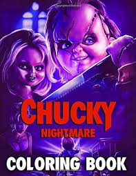 Chucky and tiffany coloring pages. Chucky Nightmare Coloring Book Adults Coloring Books For Relaxation And Stress Relief On Halloween And Any Holidays For Those Who Love Chucky Nightmare Character Adam Hobson 9798664035896 Amazon Com Books