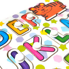 3 out of 5 stars with 2 ratings. Wooden Peg Puzzle Alphabet Noodle Kidz