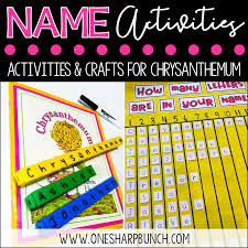 Coming up with a great name for your business is key to its success. Name Activities Using Chrysanthemum One Sharp Bunch