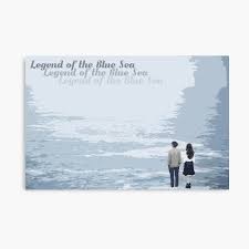 푸른 바다의 전설 pureun badaeui jeonseol remember the blue sea la leyenda del mar azul. Legend Of The Blue Sea Digital Paint Poster By Ohsoshinee Redbubble
