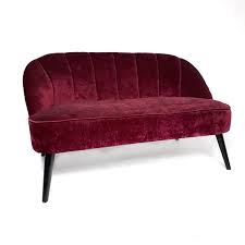 Swingus dedon divanetto 2 posti. Divanetto Paris Bordeaux Divanetto Due Posti In Velluto Ele Light