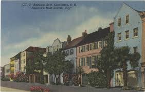 The houses are located north of tradd st. The Real Rainbow Row Special Collections