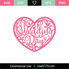 Download Wedding Day Heart Mandala Svg Cut File Lovesvg Com