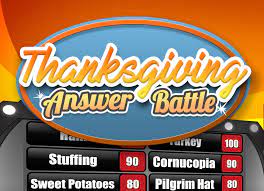 23 thanksgiving this or that game. Thanksgiving Answer Battle Powerpoint Template Family Fun Holiday Game Youth Downloads