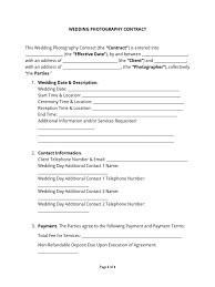 In terms of salary, the median expected pay for a wedding photographer is $62,135 per year. Wedding Photography Contract Photographer Attorney S Fee