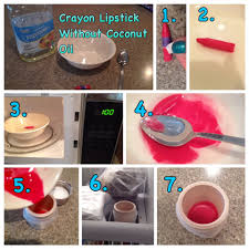 Crayon Lipstick Without Coconut Oil 1 Get A Crayon Or Half A Crayon And Peel Off The Wrapper 2 Put The Cr Crayon Lipstick Diy Crayon Lipstick Diy Lipstick