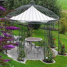 Amazon De Albena Marokko Galerie 33 100 Sale Gartenpavillon Eisen O 260cm Garten Pavillon Pergola Pavillon Garten