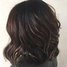 Short dark brown hair with a dramatic flow to bright, light blonde. 35 Sexy Black Hair With Highlights You Need To Try In 2020