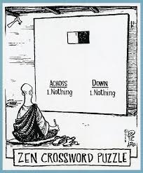 01 Bizarro Zen Crossword Puzzle Yoga Funny Humor Zen