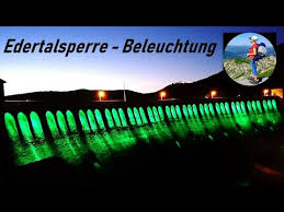 Das 400m lange und ca. Edersee Edertalsperre Beleuchtung Fotos Germany Youtube