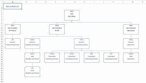 Organizational Chart Templates For Excel Organizational