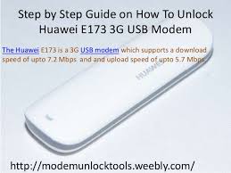 Next, plug in the modem to your desktop/laptop. How To Unlock Huawei E173 Modem
