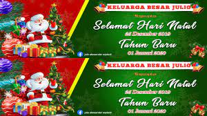 3d 3d visuals abstrak alien latar latar. Membuat Spanduk Banner Selamat Natal Youtube