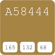 Ini adalah aplikasi khusus kode warna html yang bisa kamu sesuaikan dengan kebutuhan. Ici Paints Expedition Gold 40yy 29 376 A58444 Hex Kode Warna Skema Dan Cat