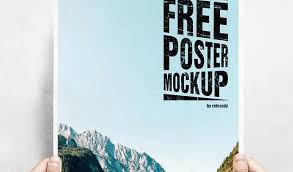 15 Free High Res Poster Mockup Photoshop Psd Templates