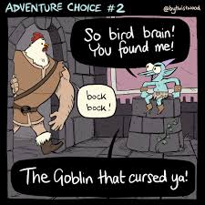 A tweet joke that features (implied or otherwise) audible speech is selected, and someone says the text in the tweet over four panels. Twistwood Bytwistwood Twitter