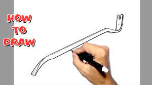 How To Draw Crowbar Easy Drawing Drawing Tutorial Youtube