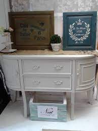 Lovely Vintage Side Board Buffet Credenza Upcycled Revamped And Revived With Autentico Chalk Paint In Bath St Painted Furniture Furniture Painted Dining Table