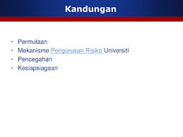 Bahagian pertama terdiri daripada sosiologisukan, pengurusan sukan, kesenggangan dan rekreasi, dan pemakanan sukan. Penyelaras Pengurusan Risiko Uitm Cawangan Terengganu Ppt Download