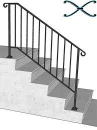 Receive a quantity discount when you buy 15 or more. Iron X Handrail Picket 4 Walmart Com Outdoor Stair Railing Wrought Iron Stair Railing Iron Handrails