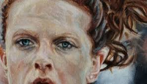 Acrylic Painting of Aidan McCann