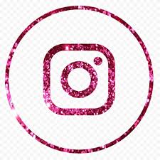 Camera icon aesthetic marble pink. Hd Aesthetic Pink Glitter Round Outline Instagram Logo Icon Png Citypng
