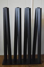 The Best Metal Table Legs V Leg Set Of 4 V Legs Stronger Than Hairpin Legs Aluminum In 2020 Metal Table Legs Table Legs Metal Table