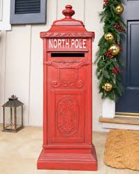 Letters To Santa Mailbox Santa Mailbox Mailbox Decor Christmas Yard Decorations