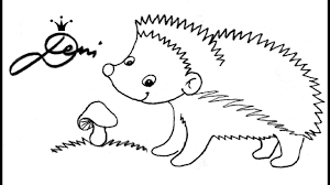 Igel Schnell Zeichnen Lernen Fur Kinder How To Draw A Hedgehog For Children Taralezh Youtube