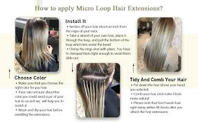 Use a shampoo and conditioner free of sulfates and parabens, and blot them with a towel to remove excess water, then let them air dry. Amazon Com Moresoo 22 Inch Micro Ring Loop Human Hair Extensions Micro Links Hair Extensions Black Fusion Extensions Color 1 Jet Black Micro Beads Hair Extensions Real Human Hair Extensions 1g S 50g