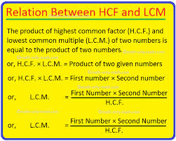 Relationship Between H C F And L C M Highest Common Factor Examples Math Learning Center Common Factors Greatest Common Factors