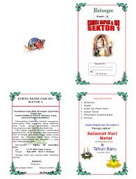Download undangan gratis desain undangan pernikahan via un2kmoe.blogspot.com. Undangan Natal Lipat 2 W 03