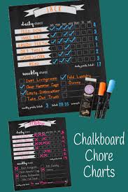 Magnet Chalkboard Chore Charts With A Reward Point Area