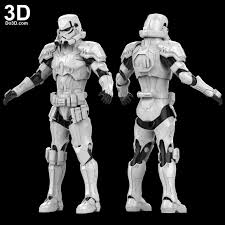 3d Printable Model Variant Star Wars Stormtrooper Full Body Armor Suit Print File Format Stl Do3d C Star Wars Art Star Wars Images Star Wars Stormtrooper