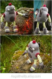 H U E Plush Final Space Inspired Handmade Plush Robot Toy 11 In High Desenhos Animados Desenhos