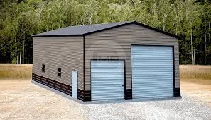 30x40 Large Garage Building Commercial Metal Garage Garage Door Design Metal Garages Metal Shop Building